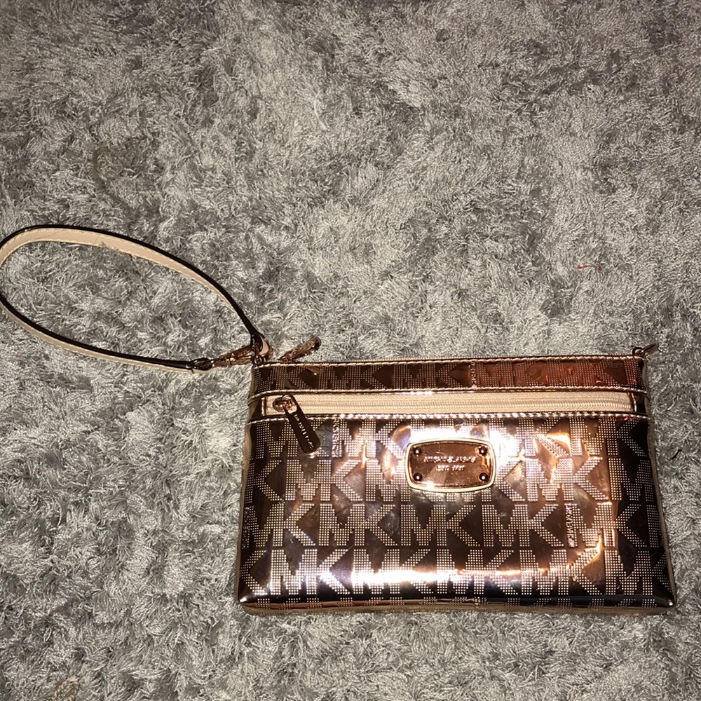 Gold Wristlet by Michael Kors